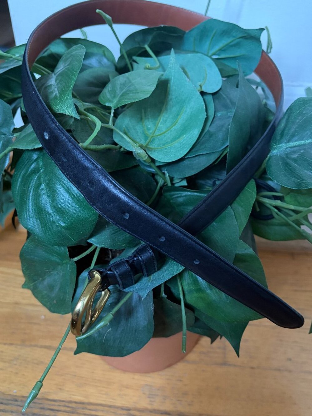 Coach Black Belt Size Small Vintage Black